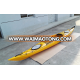 Colorful plastic single ocean canoe professional sea kayak for water sports